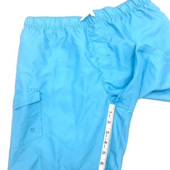 Eight Bells Boys Blue Youth Swim Trunks Beach Shorts Size Medium NWT‎ - Picture 7 of 7